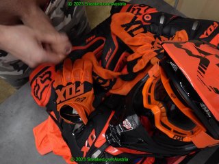 Huge Cumshot Over My Orange Fox Mx Gear (Boots, Socks, Gloves, Helmet)