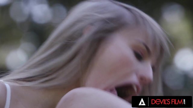 DEVILS FILM - Naughty Girls Play With Their Wet Pussy With Her Tongue And Fingers - River Fox, Scarlett Sage