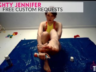 Custom Request: Whipped Cream On Feet
