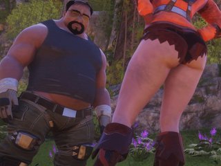 Nasty Fatty Fucks A Beautiful Girl In The Jungle - Wild Life Story 3D Porn 60 Fps - Hentai + Pov