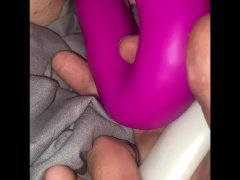 Double penetrated both holes dildo