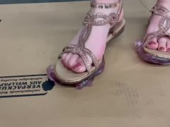 Sticky sandals - Trailer! 😉 more and full videos: JuliaApril @ Onlyfans