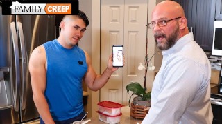 Rimjob Familycreep Latino Jock Is Pounded By His Father's Massive Cock