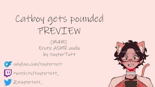 Catboy Gets POUNDED M4M Yaoi Hentai Erotic ASMR Audio PREVIEW