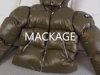 Humping My Silky Smooth Mackage Down Jacket. It Doesn't Get Much Hotter Than This!