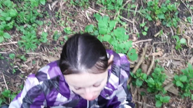 Sweet cum in mouth in the woods - Lesbian_illusion