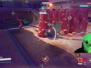 【Overwatch2】045 Playing Moira and trying to survive from a big gangbang