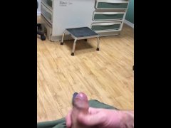 Almost busted masturbating in my Doctors office as I was awaiting to be seen by her today