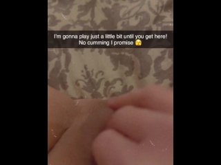 Good Girl Teases DaddyOn Snap_Before He Gets Off Work.