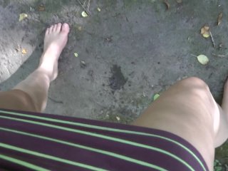 Marking My Territory Peeing In The Forest
