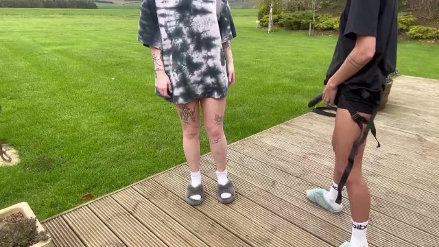 Lesbians almost get caught fucking in public (more on onlyfans@girlsonfilm333)
