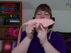 Sex Product Review - Organosilicone Soft Vegan Bondage BDSM Gear - Ball Gag and Blindfold Face Mask