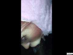 Sloppy Head with Sex Doll Cum Shot All Over Her Bunny Face Action Pack Face Fucking TPE Sticky Mouth