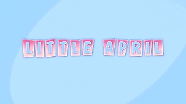 Little April licks pussy and titties - Little April