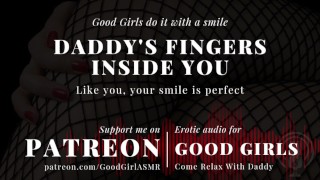 Masturbate Daddy's Fingers Inside You Goodgirlasmr