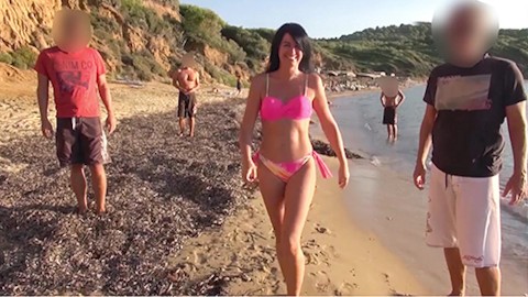 Hot Blonde Beach Gangbang - Beach Gangbang Porn Videos | Pornhub.com