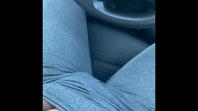 My friend rubbing my pussy as I drive