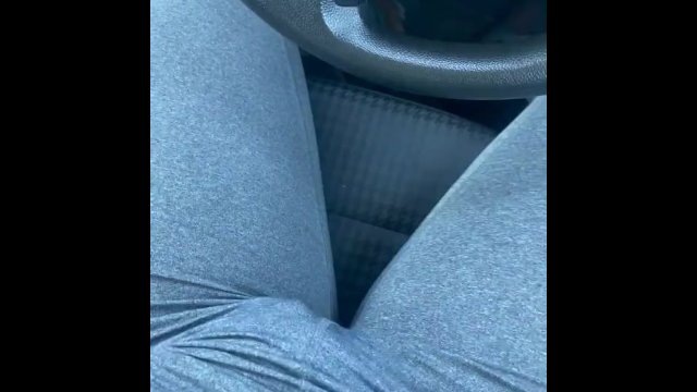 My friend rubbing my pussy as I drive