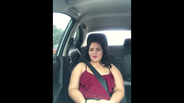 My girlfriend asks me to record her masturbating in the car