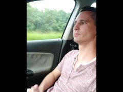 Public masturbation in my car when I am driving