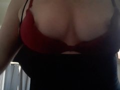 Amateur milf big titties hard nipples  pov