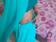 Cut Indian Desi village hot girlfriend Fucking on dogy style in clear Hindi audio