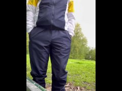 Scally Chav Lad Cruising - Sucking Cock - Getting Fucked - Outdoors - Freeballing - Trainers - Gay