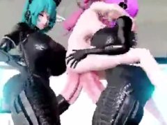Futa Futanari Anal Gangbang DP Huge Cumshots 3D Hentai