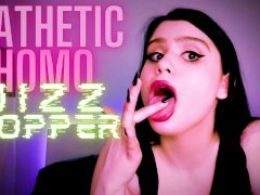 CEI Femdom - Pathetic Homo Jizz Mopper - Cum Eating Instructions