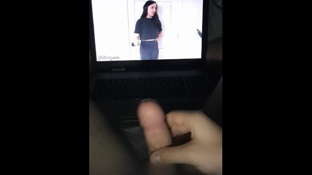 Thumb Jerking Off - Jerking off to Lezbian Porn