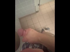 Public Bathroom Cumshot