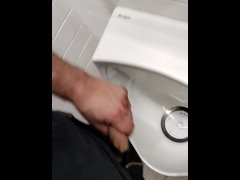 Cum in a waterless urinal