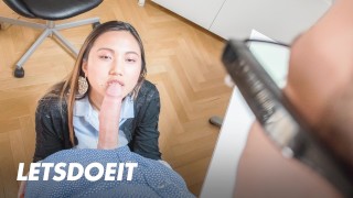 Thai Babe May Thai Facialized After Hot Fuck Abroad - LETSDOEIT