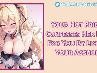 Your_Hot Friend_Lick Your Asshole To Confess Her Love For You_Extreme Rimjob