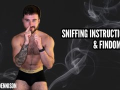 Sniffing instructions and findom joi