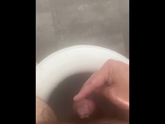 Pissing on the toilet seat