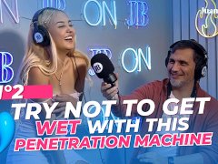 Try not to get wet with this penetration machine