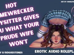 Secret Slut College Girl Babysitter Sucks Your Cock When Your Wife Isn't Home | ASMR Audio Roleplay