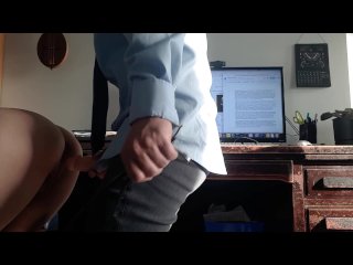 Big Clit College Goth Gets SPANKED andFUCKED by Her TA in His_Office!! (dirty Talk,Moaning)