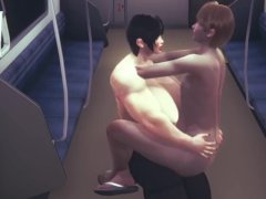 futa milf fucks a boy in the subway