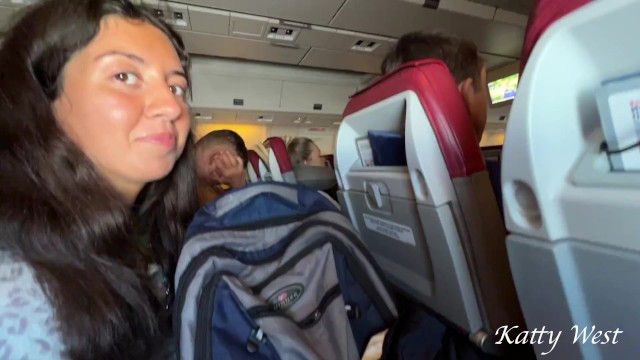 Real Airplane Blowjob - Risky Extreme Public Airplane Blowjob - Pornhub.com