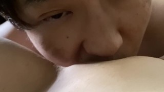 デカクリ女社長 童貞大学生の女社長のパイパンマ コへの一生懸命なクンニ