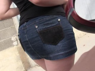 Compil' Exhib in the Street, No Panties,Plug Anal, Hot !