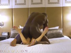 Sexy hotwife Alexandra plays with her first bull