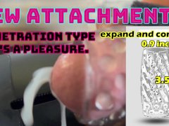 Use attachments that are not for The Handy. The through hole feels good. automatic masturbation
