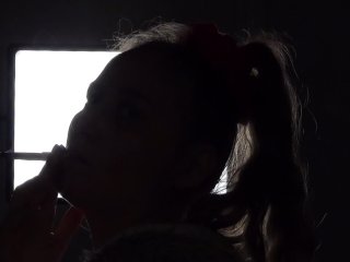Shadow Play While I Light_a Cigarette. Alternative Video, by Long Blonde HairGirl