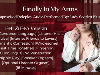 F4F Audio Roleplay - A Romantic Confession From_Your Internet Friend - Friends toLovers Improv