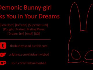 [F4M Erotic Story]Demon Bunnygirl Futa Fucks You In Your_Dreams