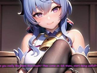 [HENTAI JOI] Ganyu Saves Your Life and You Need to PayHer Back [CEI, FEET,FEMDOM, PRECUM]