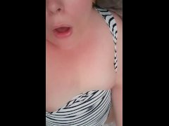 Dutch BBW Girl Masturbating Dildo Orgasm
